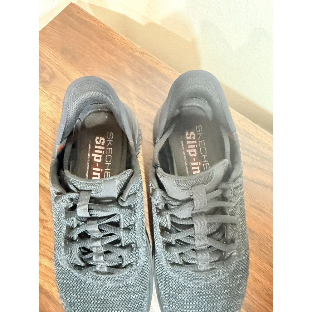 Skechers Men’s Size 9W Ultra Flex 3.0 New Arc Slip Ins Black Athletic Shoes